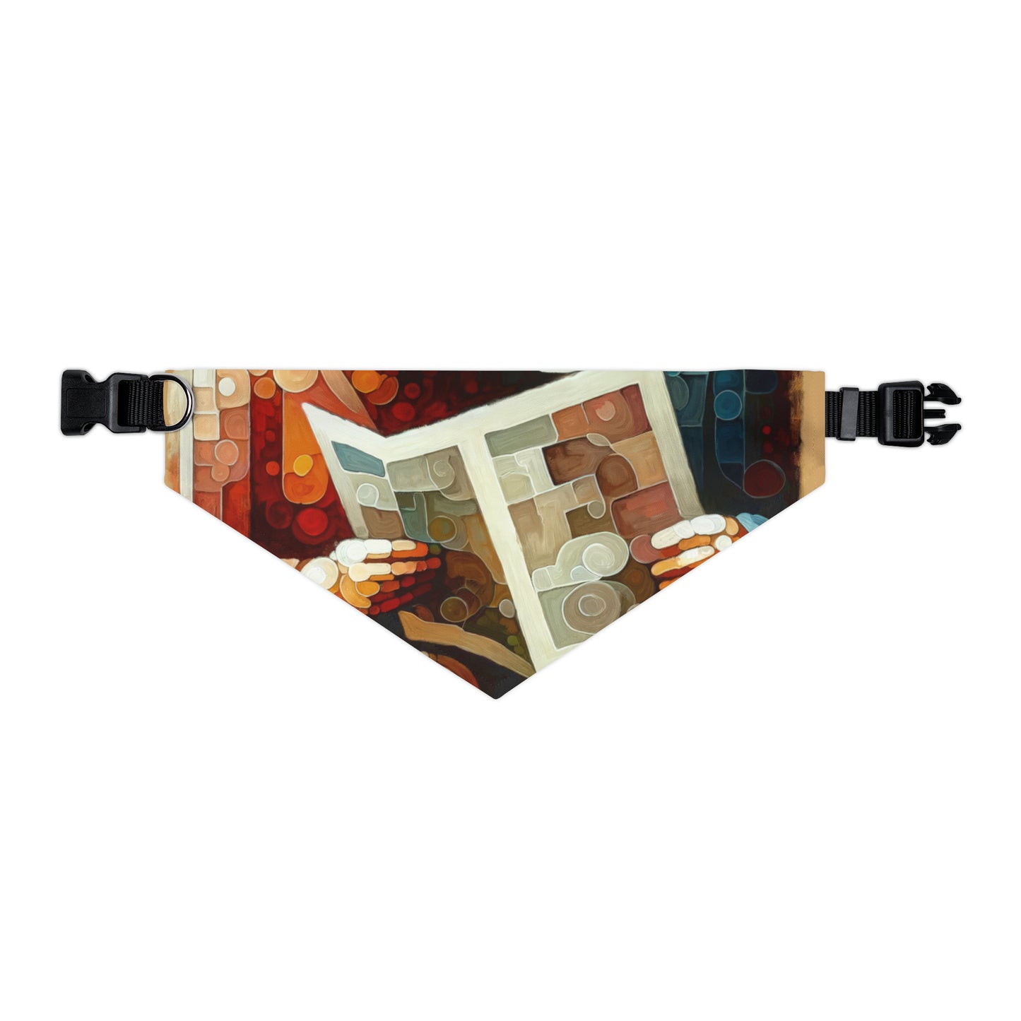 Elderly Unity Tachism Pet Bandana Collar