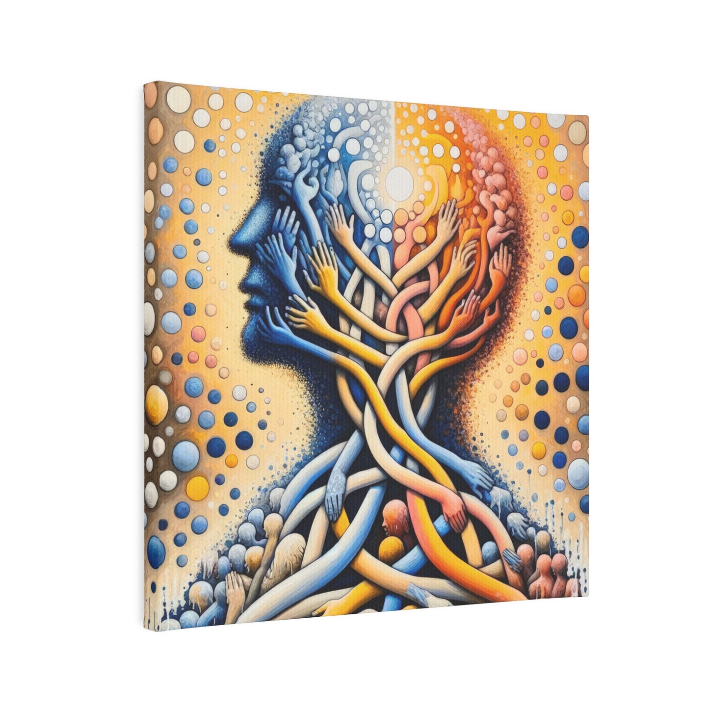 Unveiling Inner Essence Canvas Photo Tile