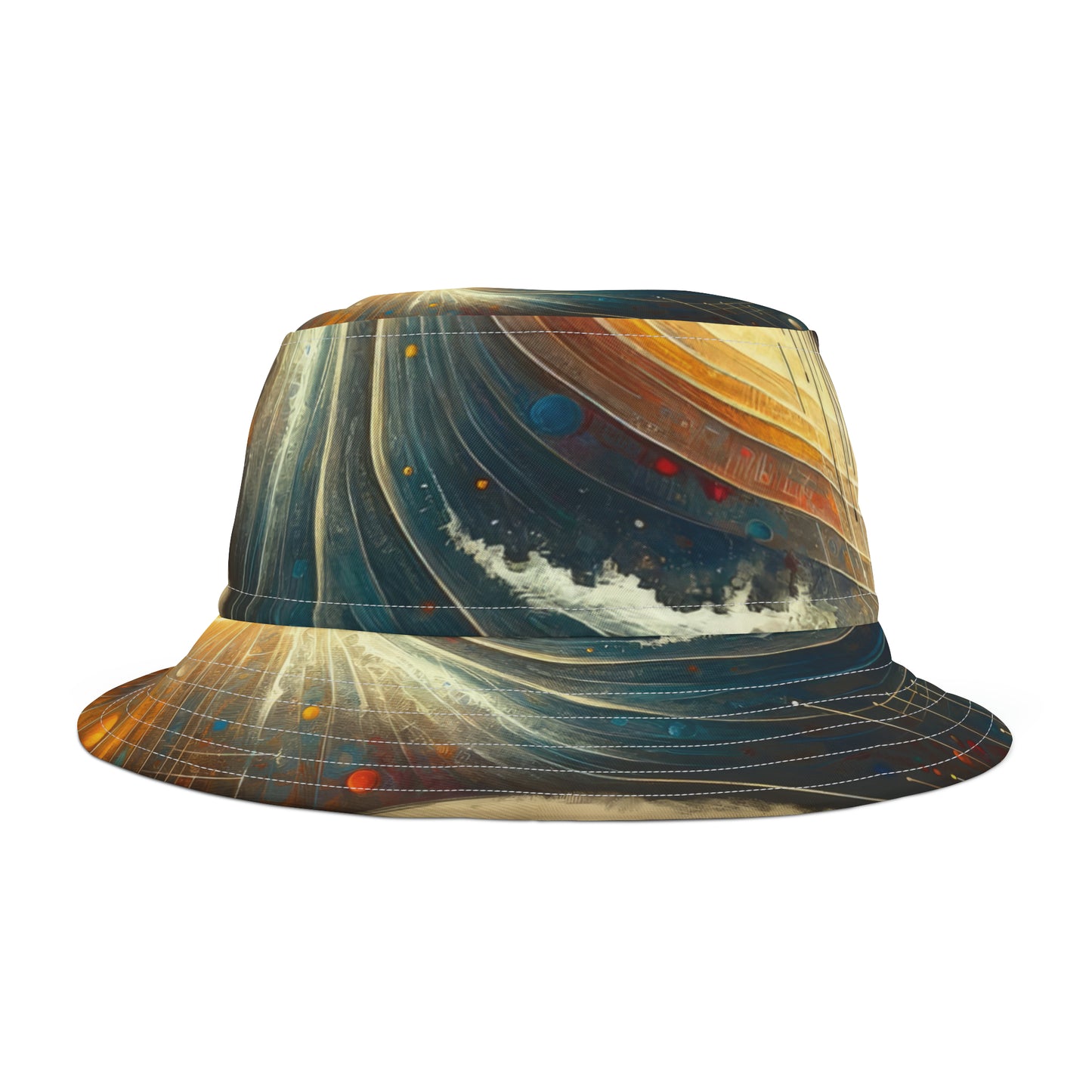 Awakened Heart Waves Bucket Hat (AOP)