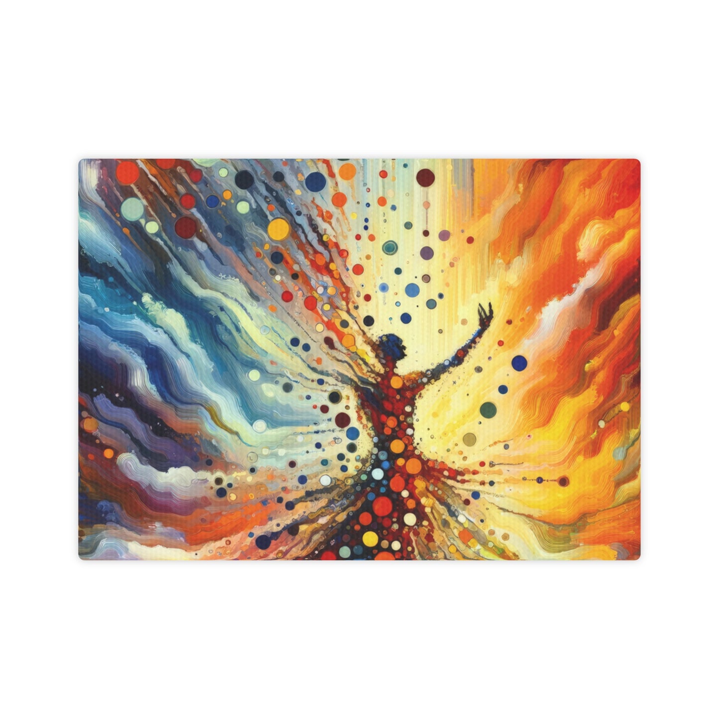 Vibrant Growth Symphony Canvas Photo Tile