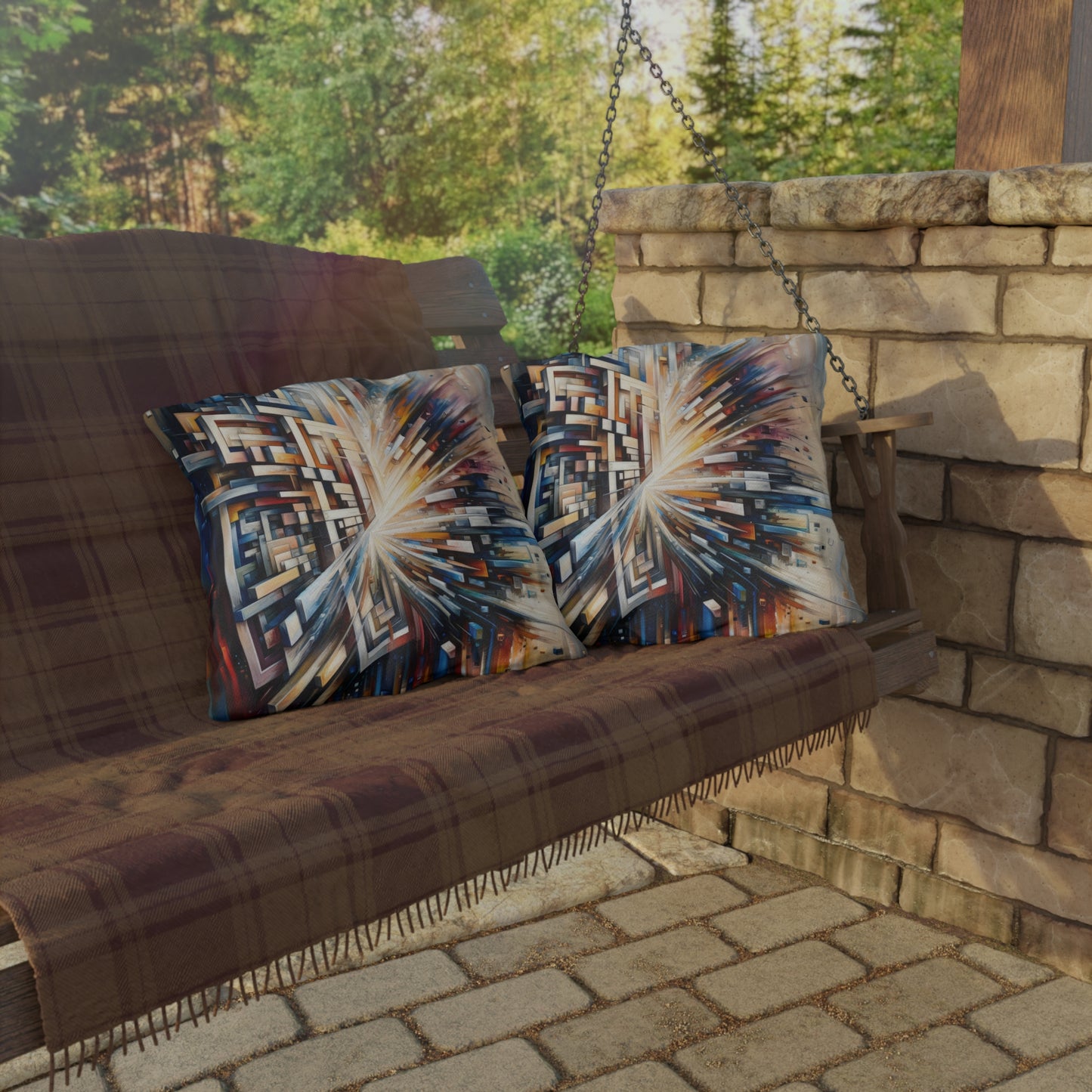 Pieces Unifying Focus Outdoor Pillows
