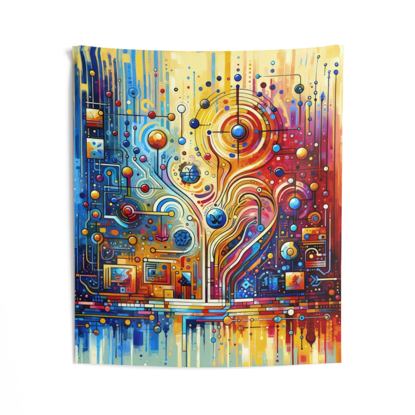 Supportive Divided Empathy Indoor Wall Tapestries