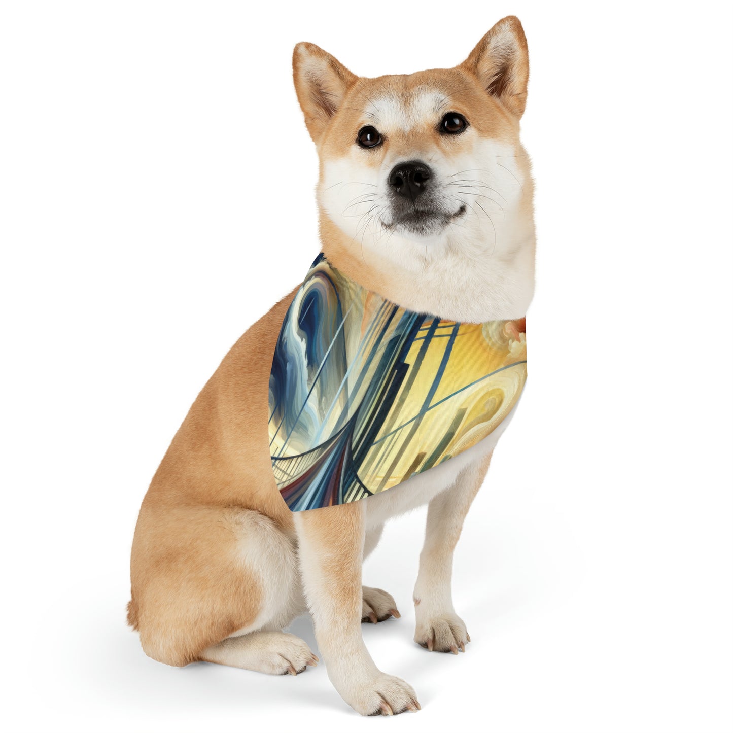 Conscious Bridge Tachism Pet Bandana Collar