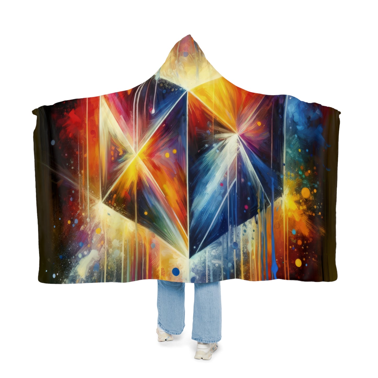 Prismatic Light Spectrum Snuggle Blanket