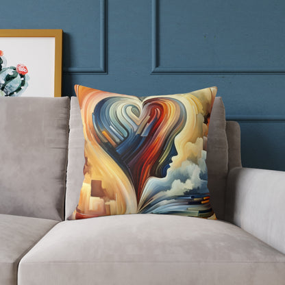 Heartfelt Lexicon Unity Spun Polyester Pillow