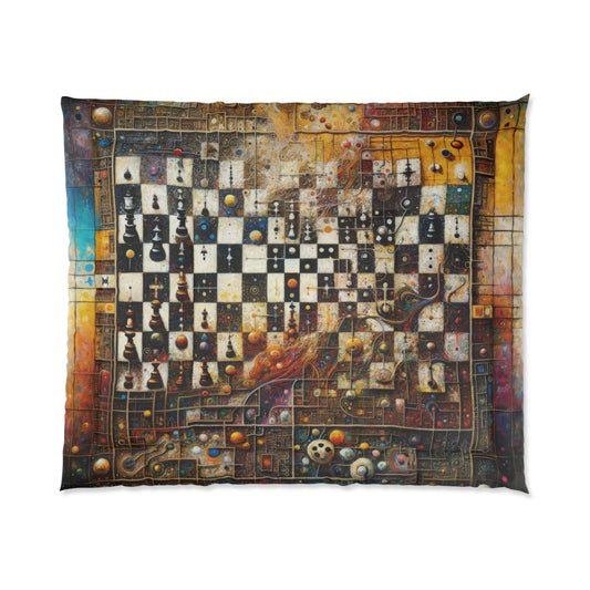 Cosmic Chess Integration Comforter