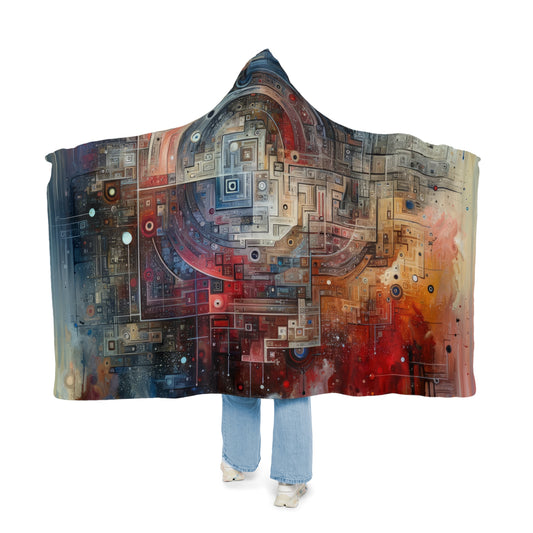 Awareness Algorithm Tachism Snuggle Blanket