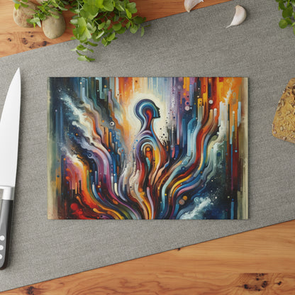 Threshold Collective Consciousness Glass Cutting Board