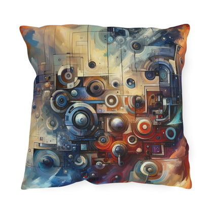 Tech Gratitude Fusion Outdoor Pillows