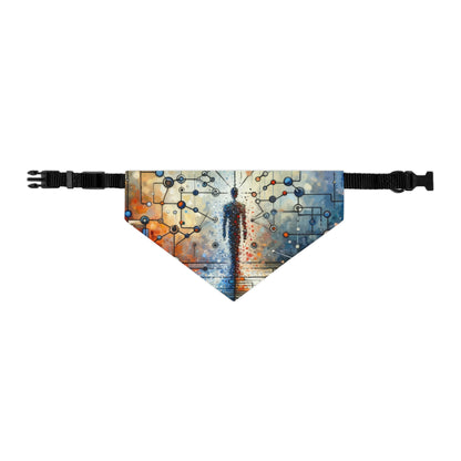 Technological Connectivity Bridge Pet Bandana Collar