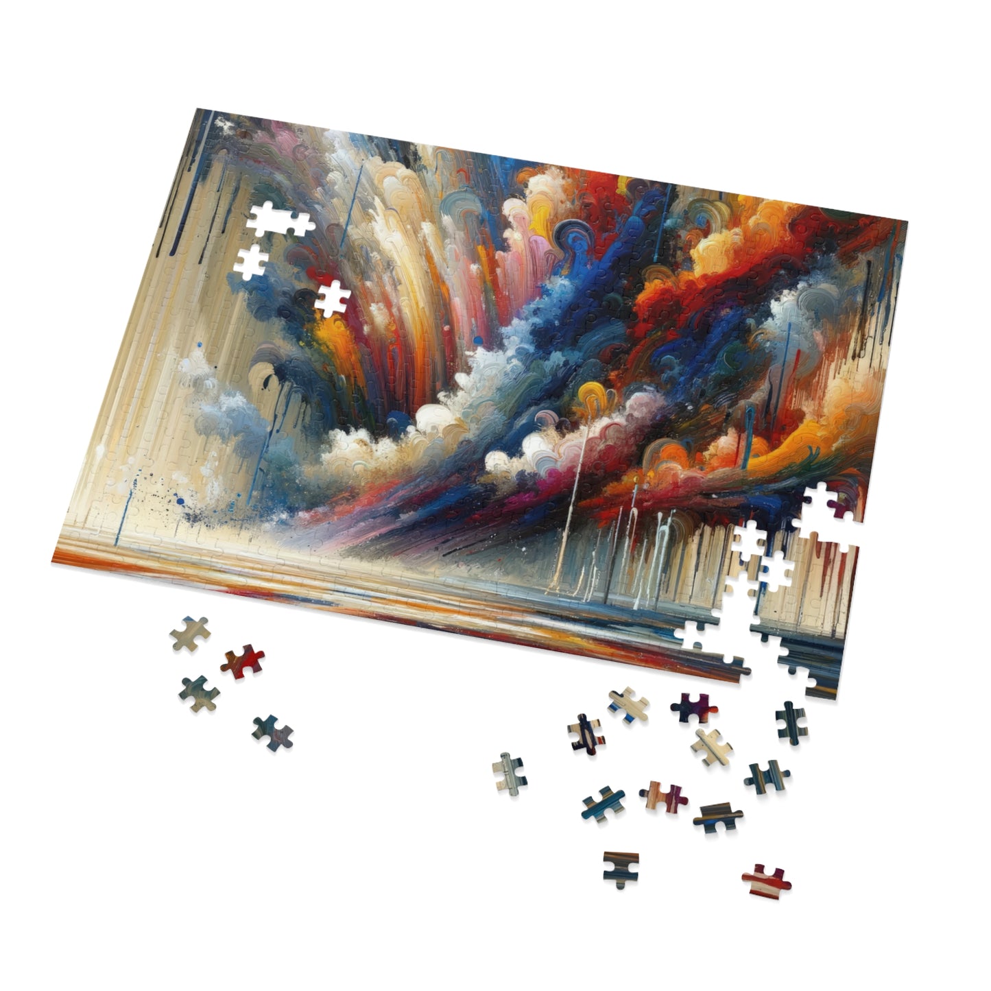 Grandiose Transformation Tachism Jigsaw Puzzle (30, 110, 252, 500,1000-Piece)