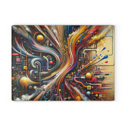 Information Bottleneck Cascade Glass Cutting Board