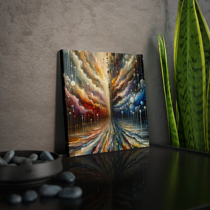 Linguistic Resonance Cascade Canvas Photo Tile