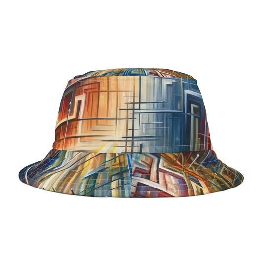 Urban Flow Interconnectedness Bucket Hat (AOP)