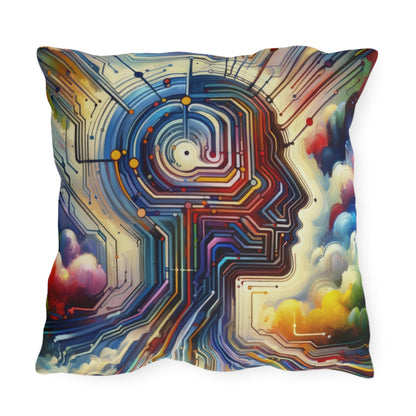 Supportive Digital Empathy Outdoor Pillows