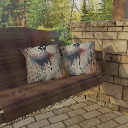Rhythmic Heart Dance Outdoor Pillows