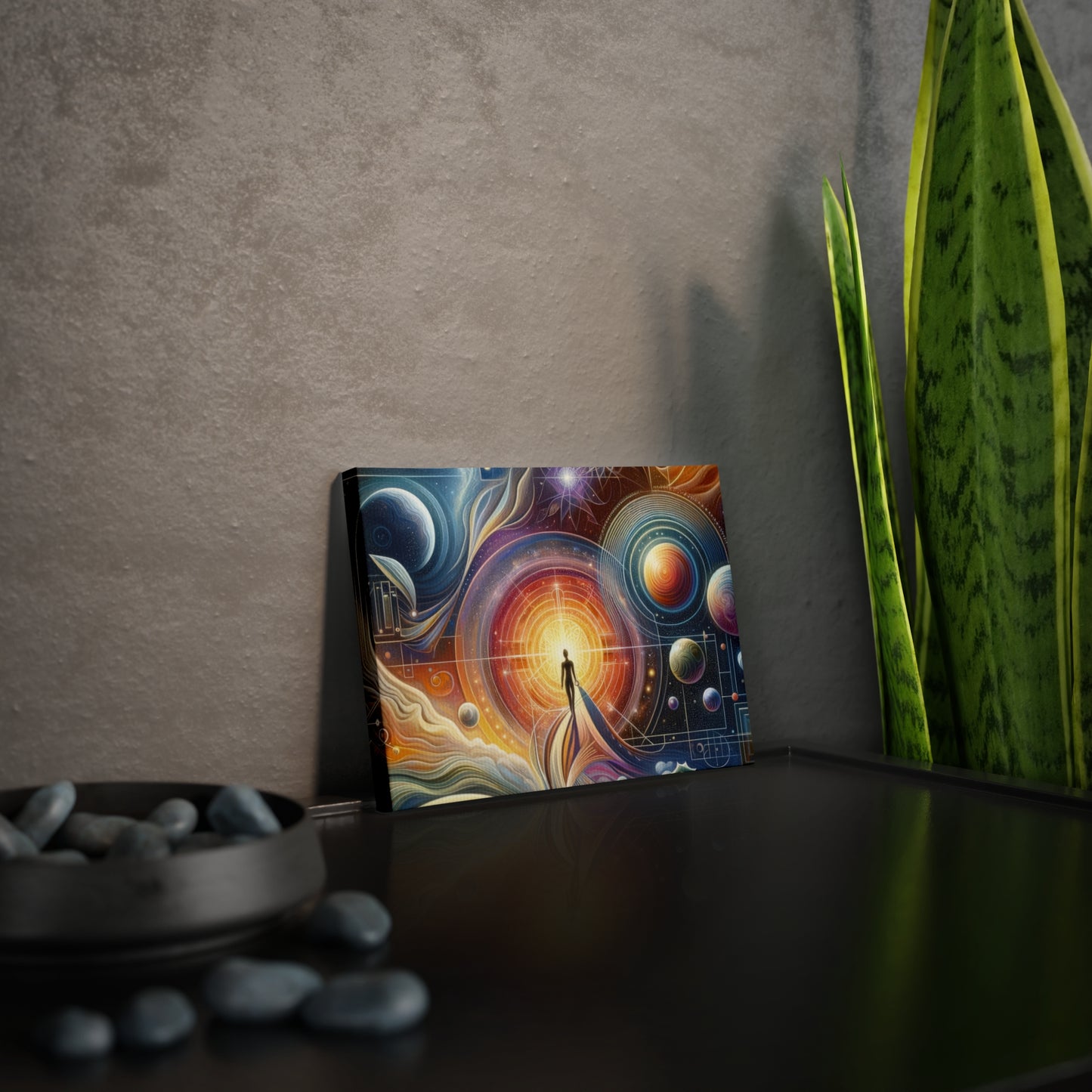 Unified Cosmic Alignment Canvas Photo Tile