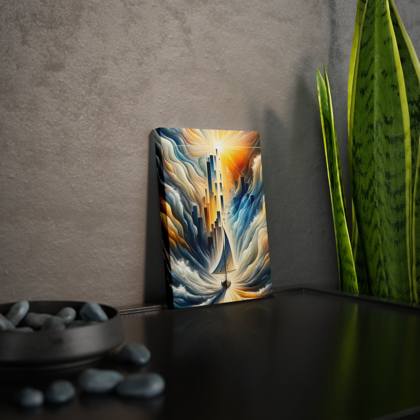 Beacon Sail Change Canvas Photo Tile