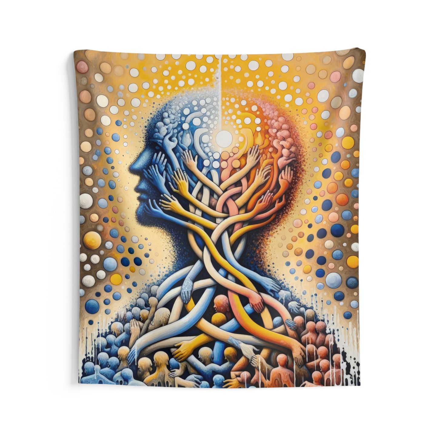 Unveiling Inner Essence Indoor Wall Tapestries