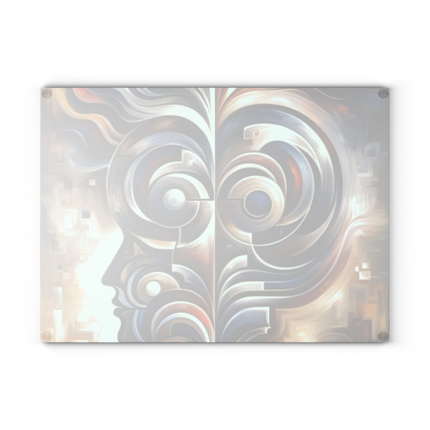 Wisdom Confluence Tachism Glass Cutting Board