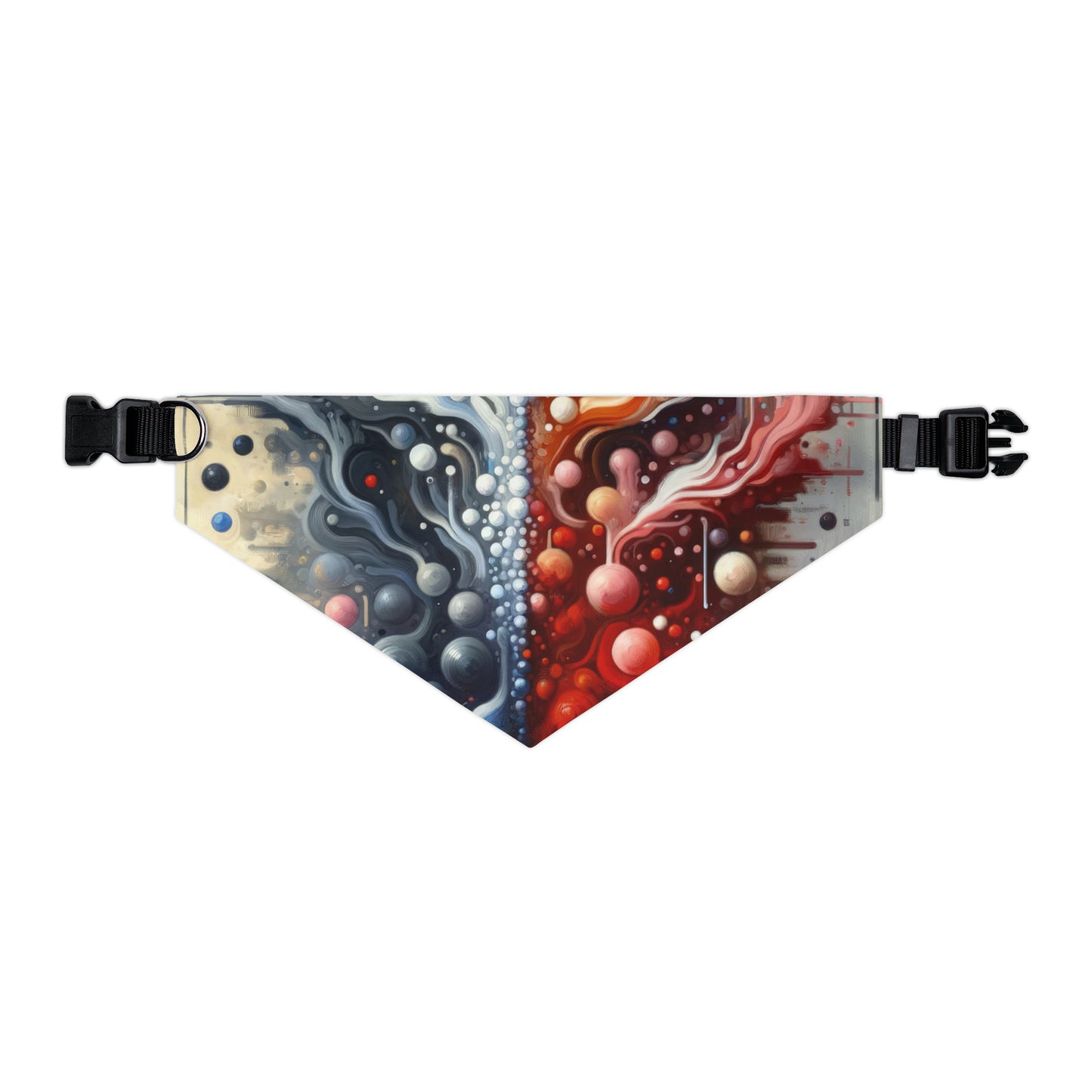 Symbiotic Exchange Abstract Pet Bandana Collar
