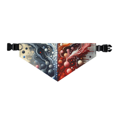 Symbiotic Exchange Abstract Pet Bandana Collar