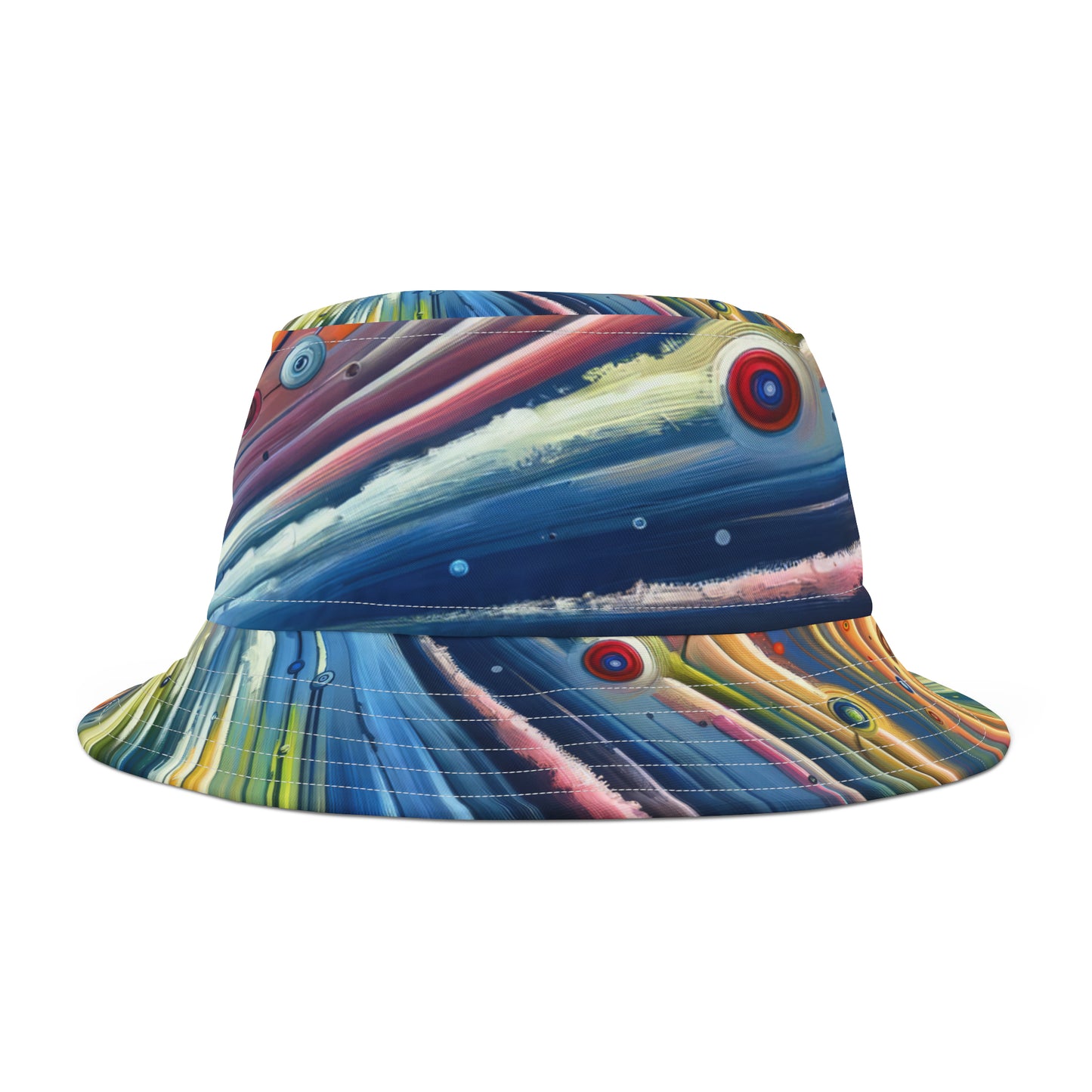 Sustainable Ripple Abstract Bucket Hat (AOP)