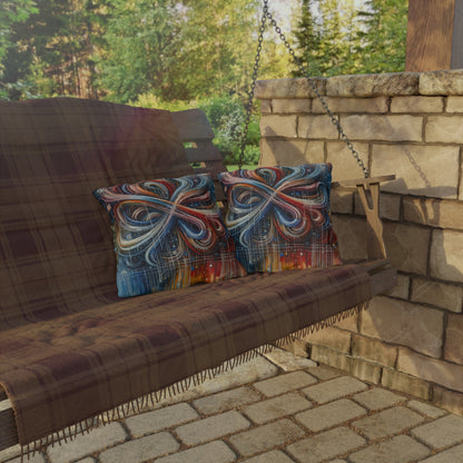 Humanity Tapestry Unification Outdoor Pillows