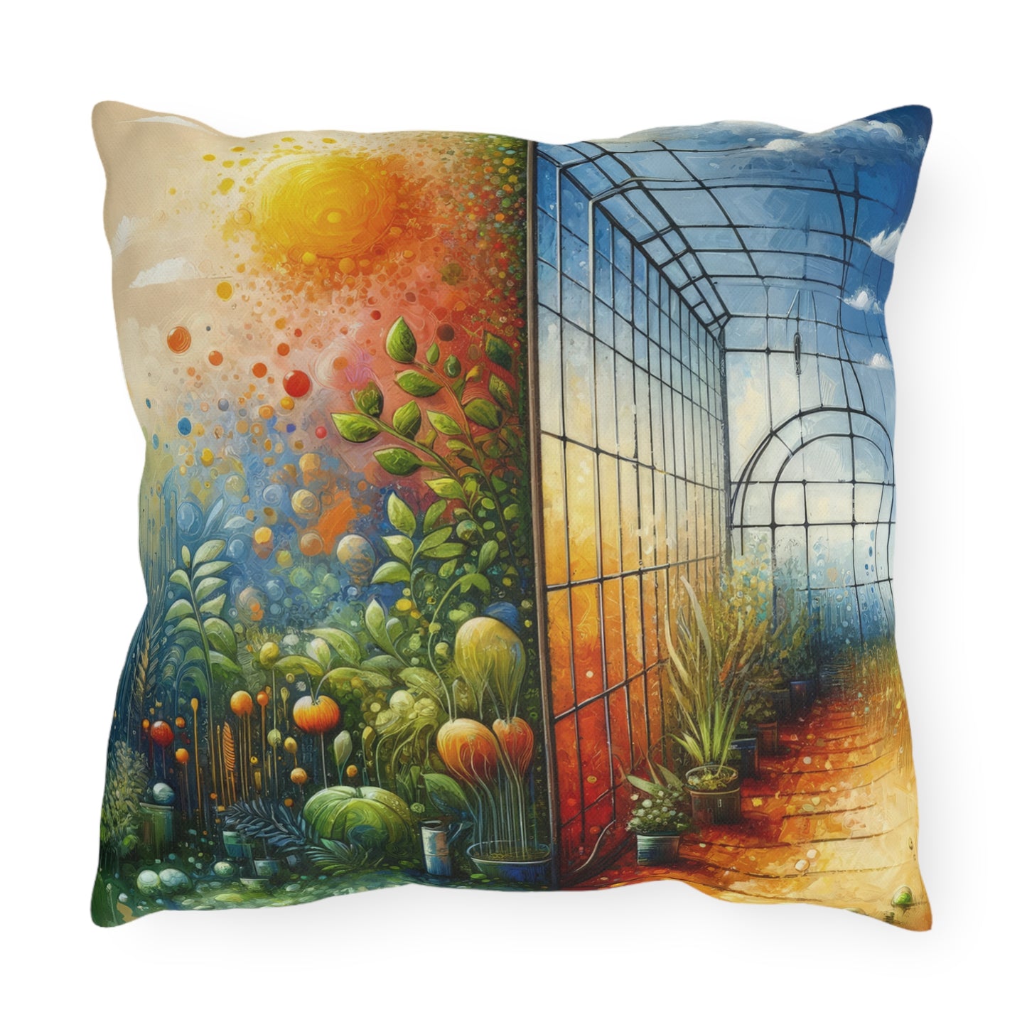 Greenhouse Digital Genesis Outdoor Pillows