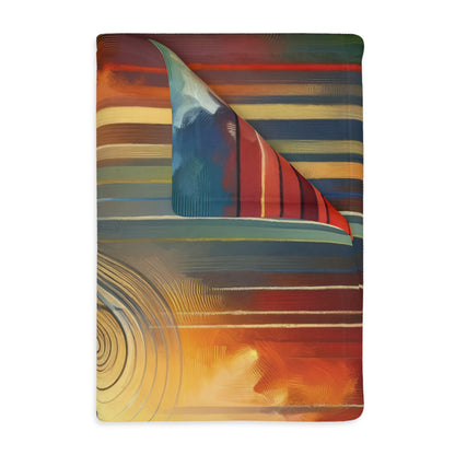Effort Amplifies Outcome Velveteen Microfiber Blanket (Two-sided print)