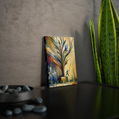 Pruning Distraction Tachism Canvas Photo Tile