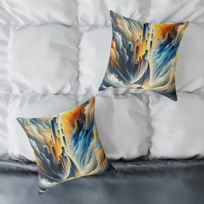 Beacon Sail Change Spun Polyester Pillow