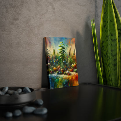 Communal Garden Microcosm Canvas Photo Tile