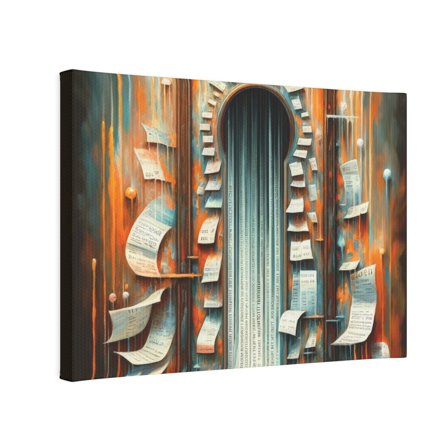 Illuminated Truths Mirror Canvas Photo Tile