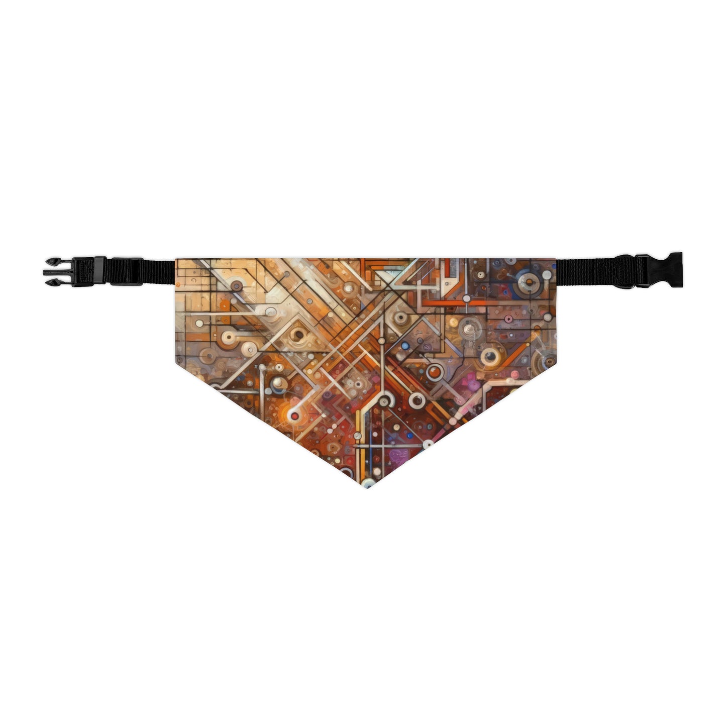 Abstract Structural Complexity Pet Bandana Collar