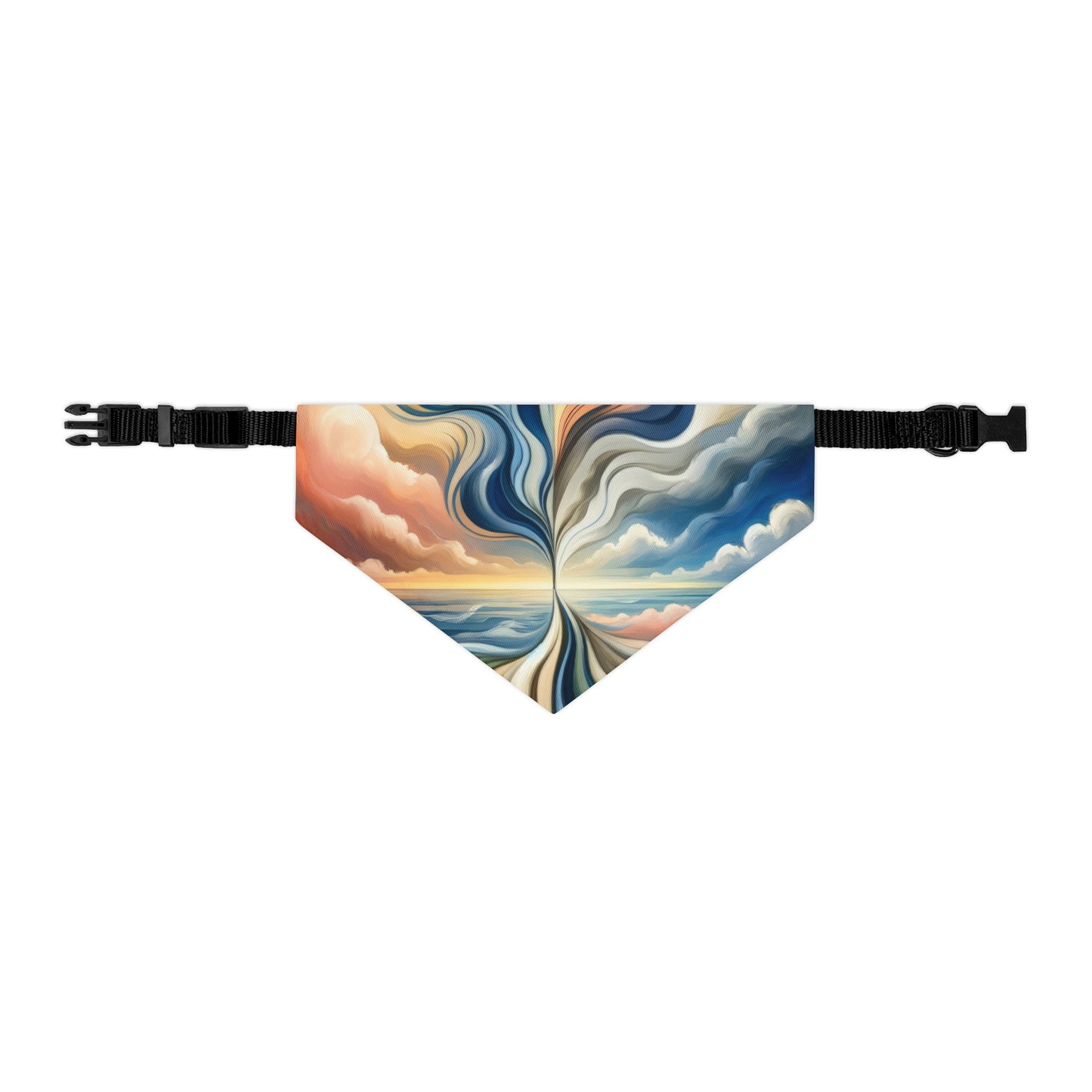 Tachism Confluence Harmony Pet Bandana Collar