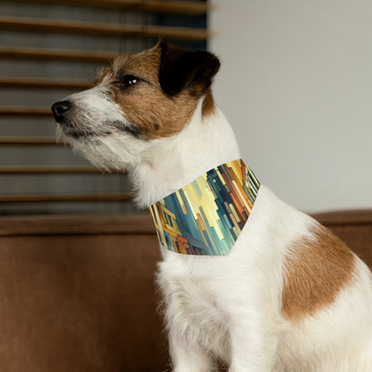 Cobbled Rhythm Heartbeat Pet Bandana Collar