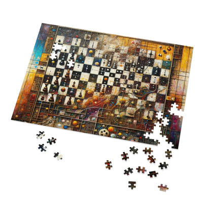 Cosmic Chess Integration Jigsaw Puzzle (30, 110, 252, 500,1000-Piece)