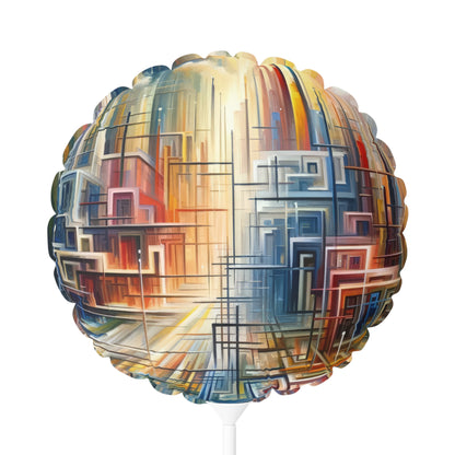 Urban Flow Interconnectedness Balloon (Round and Heart-shaped), 11"