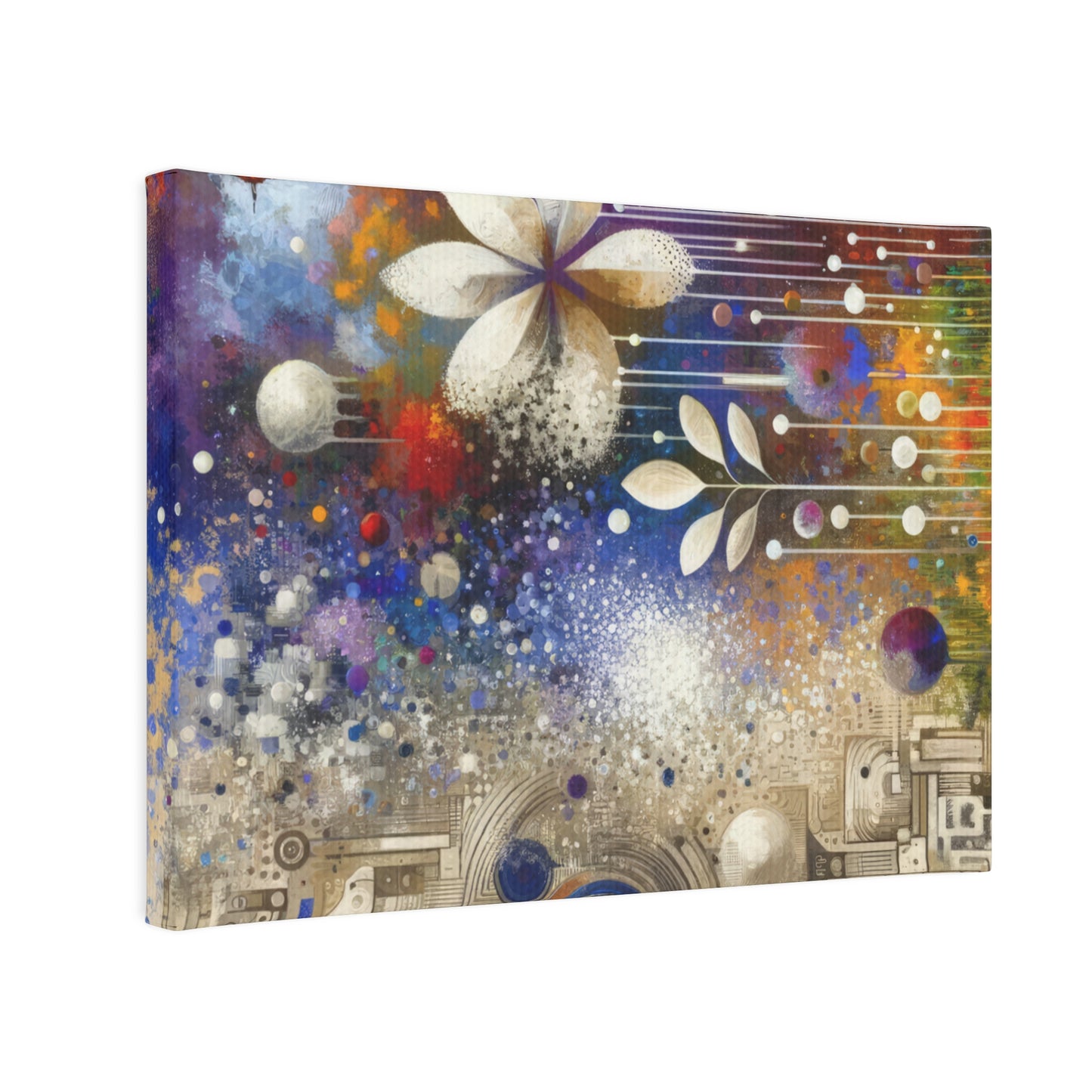Inner Algorithm Synthesis Canvas Photo Tile