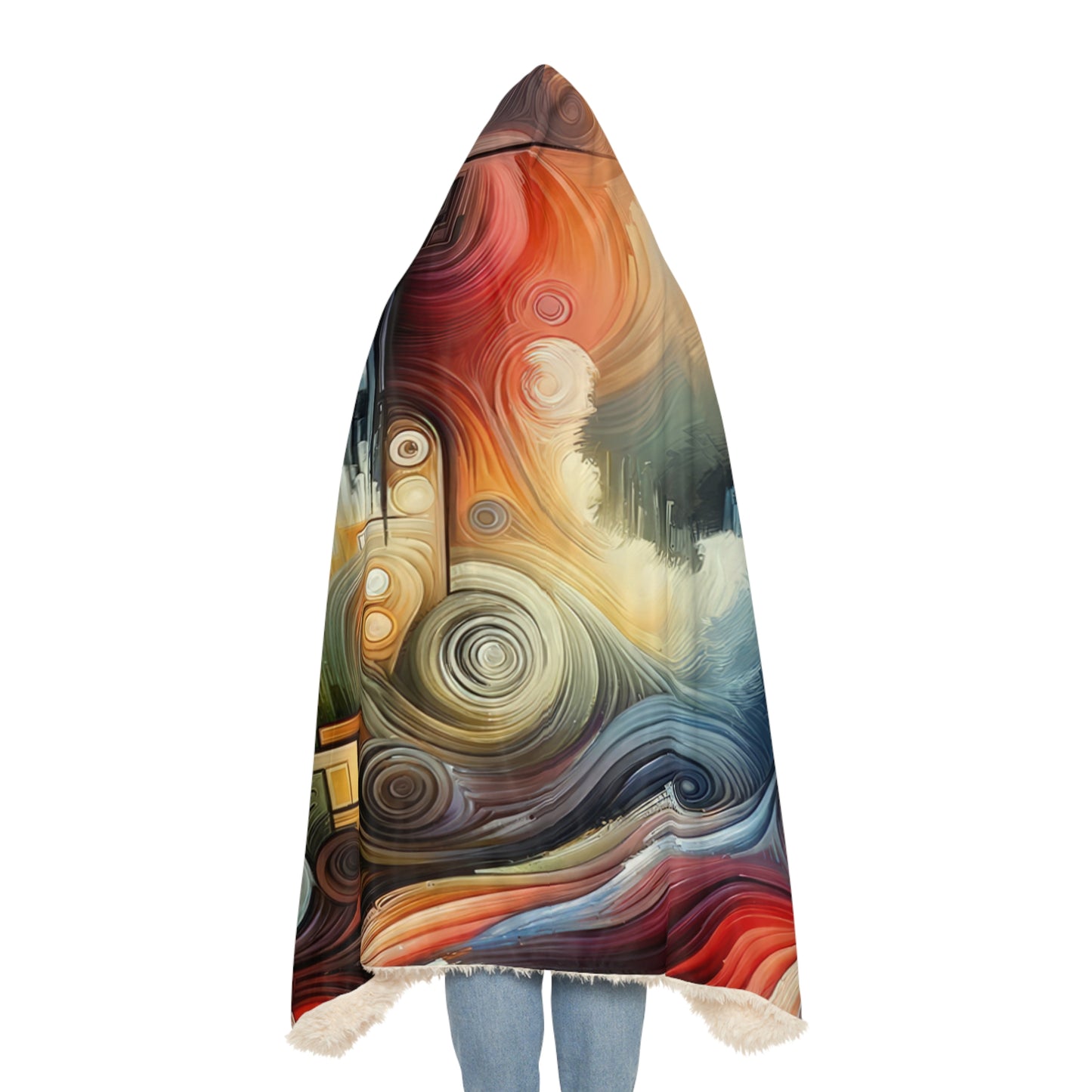 Tuning Essence Abstract Snuggle Blanket