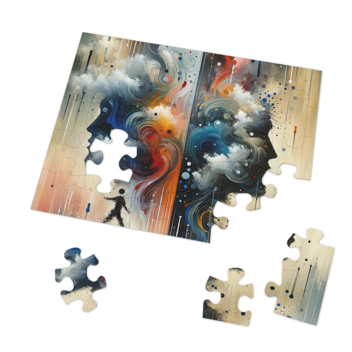 Connected Isolation Paradox Jigsaw Puzzle (30, 110, 252, 500,1000-Piece)