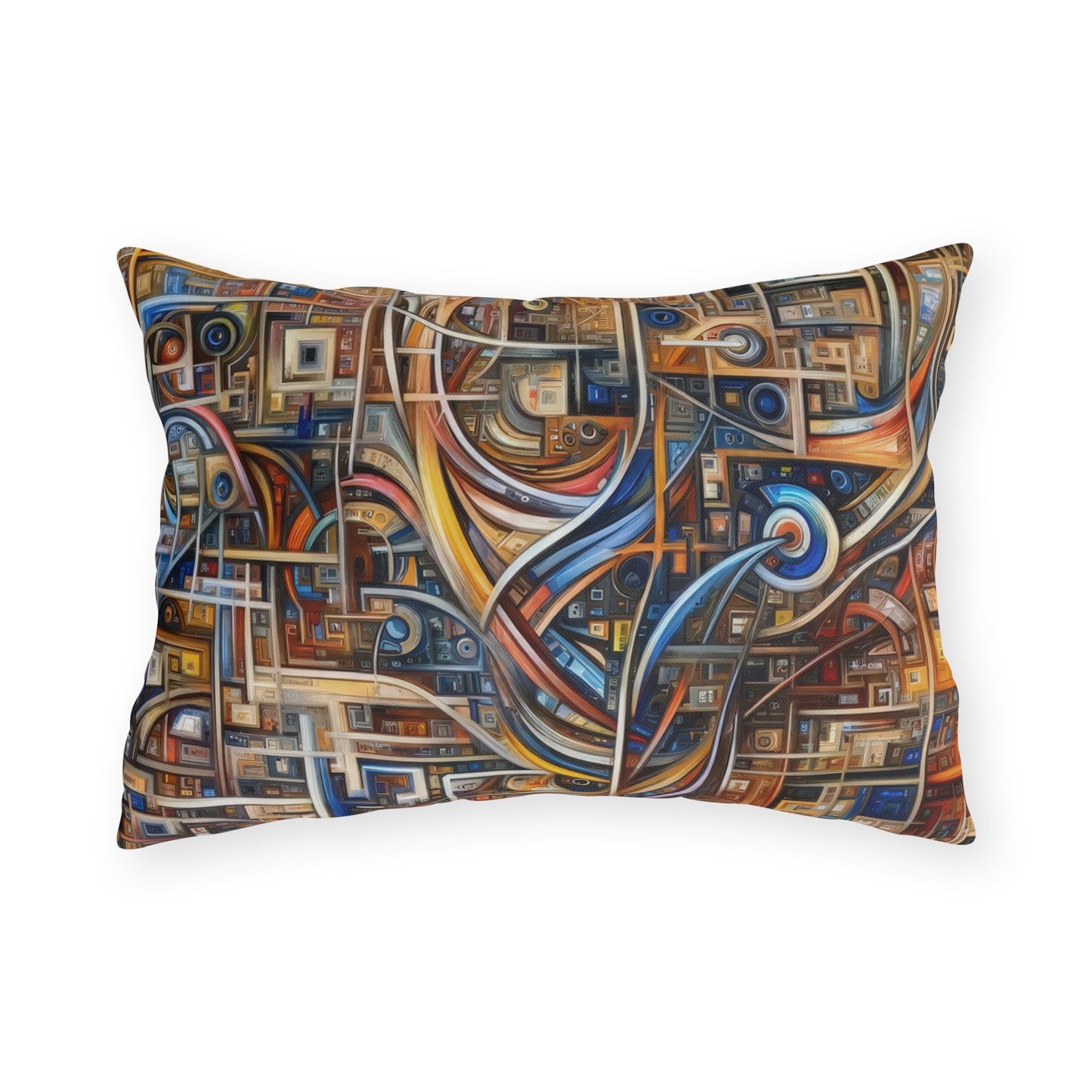 Intricate Life Tapestry Outdoor Pillows