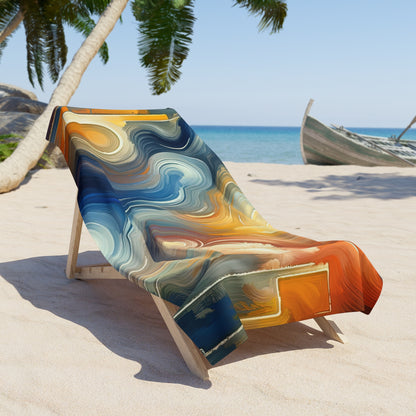 Spiritual Tranquil Sanctuary Beach Towel