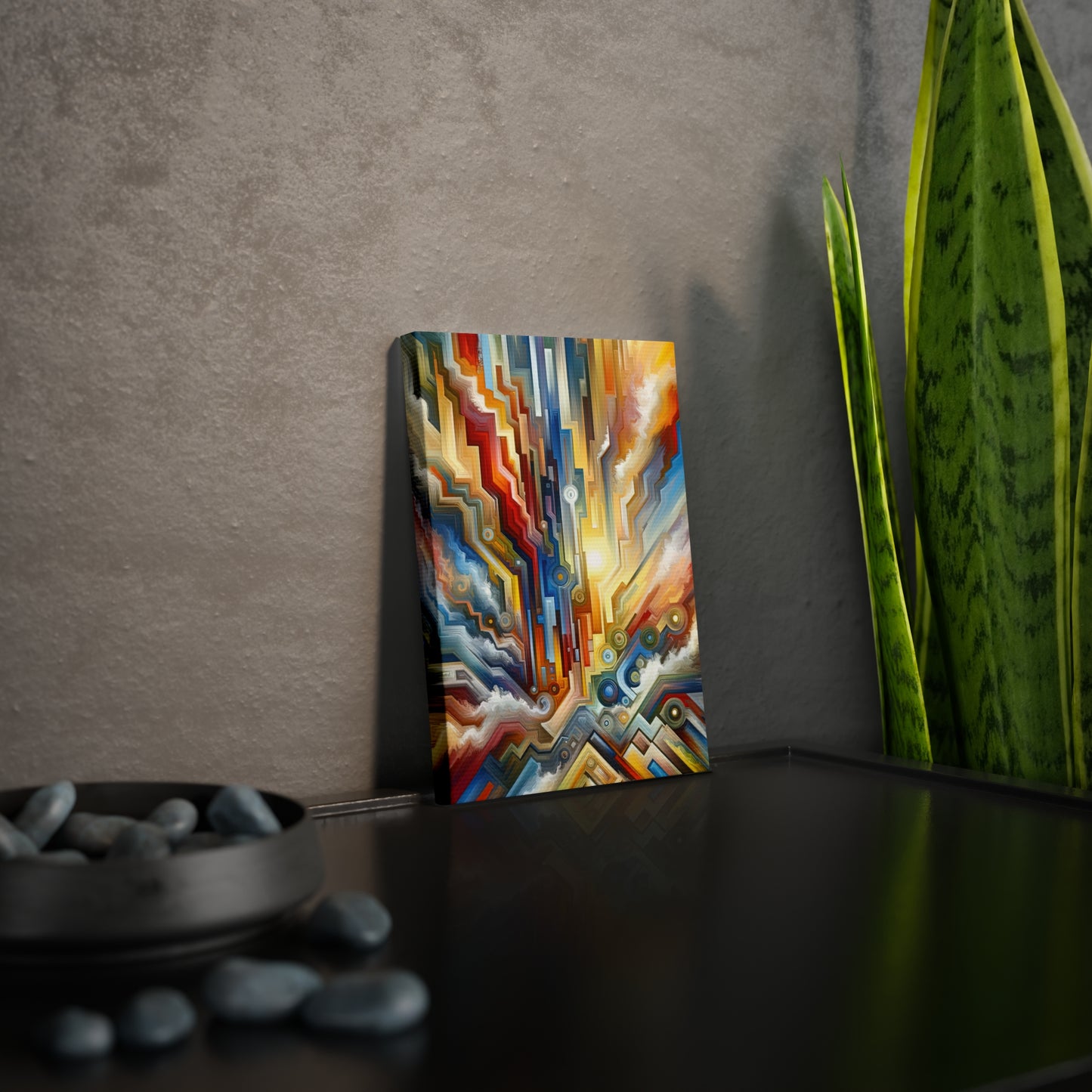 Unity Abstract Vibrancy Canvas Photo Tile