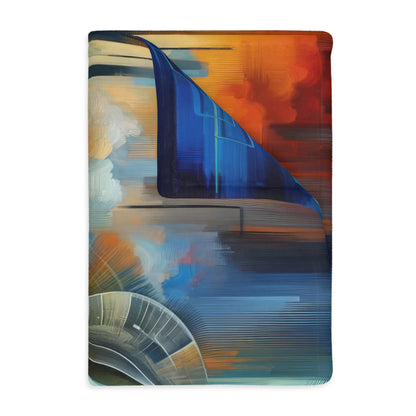 Digital Spiritual Journey Velveteen Microfiber Blanket (Two-sided print)