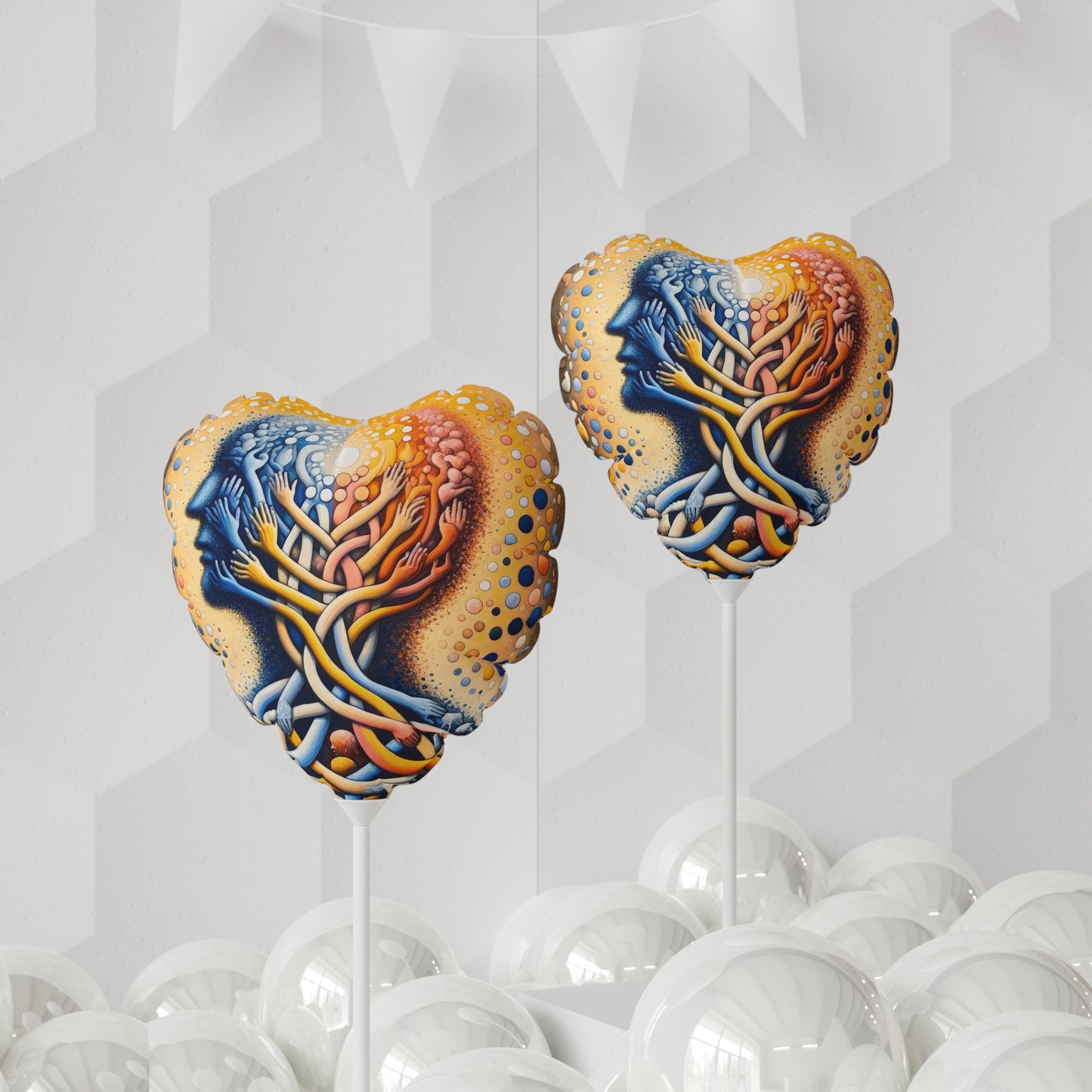 Unveiling Inner Essence Balloon (Round and Heart-shaped), 11"