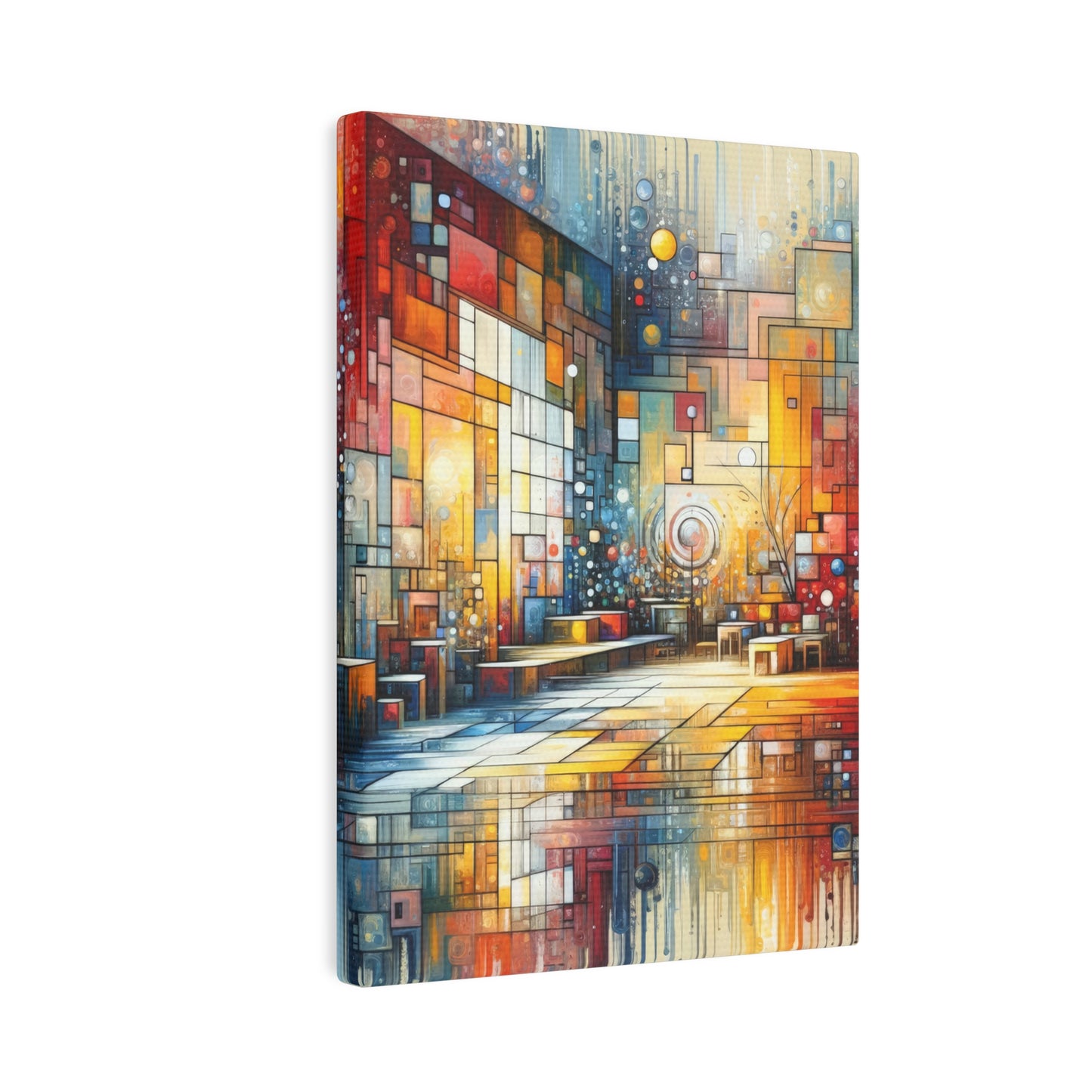 Reflective Habitation Art Canvas Photo Tile