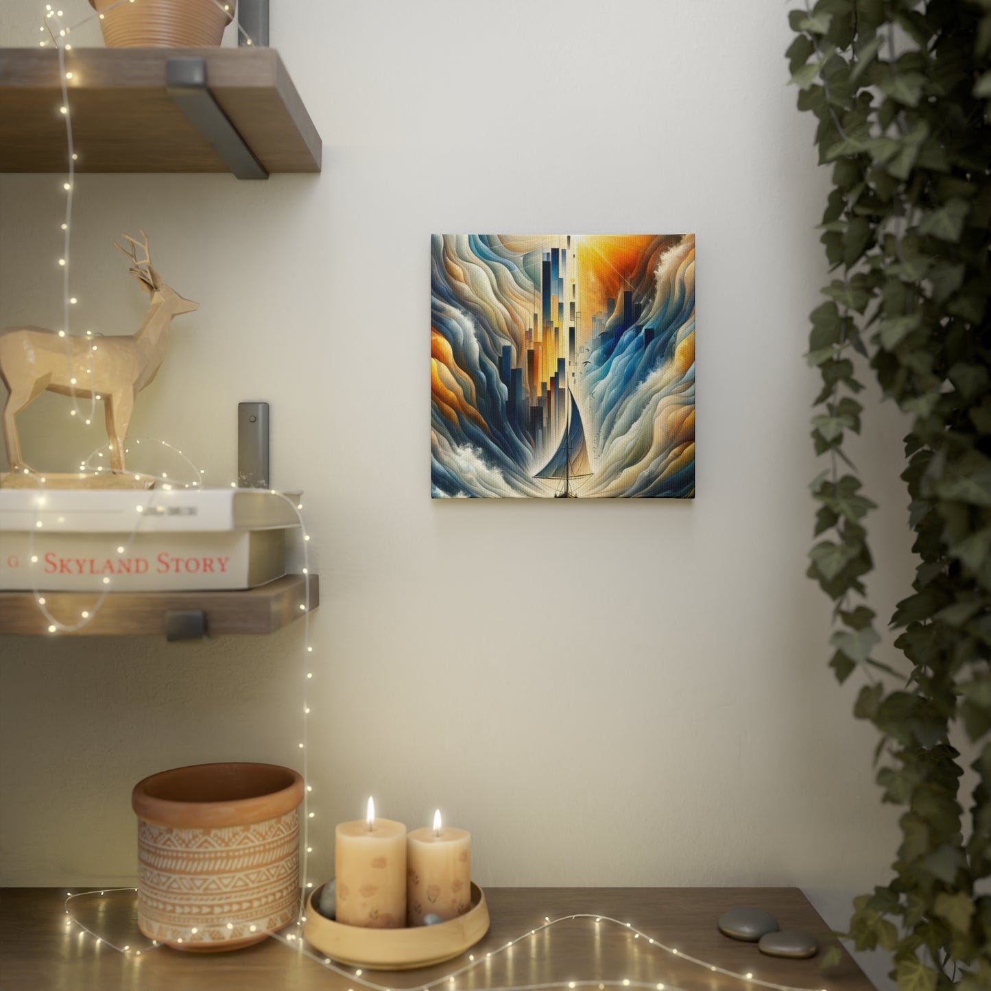 Beacon Sail Change Canvas Photo Tile