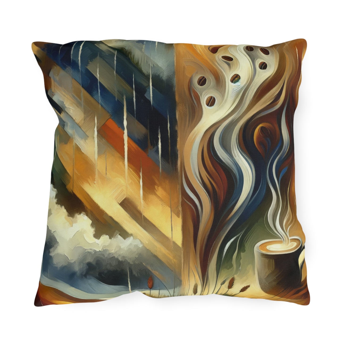 Aromatic Earth Encounter Outdoor Pillows